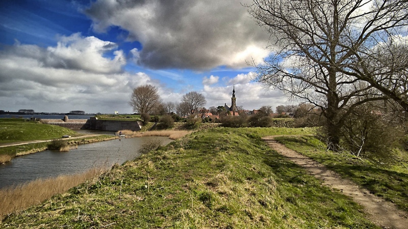 Blick auf Veere - Walcheren, Niederlande