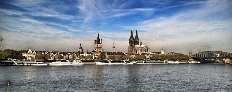 Rheinpanorama in Köln