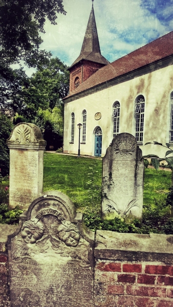 Kirche in der Nähe des Künstlerdorfes Worpswede
