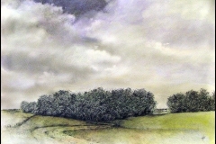 Wälder im Bergischen Land - Zeichnung